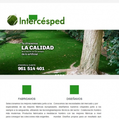 Cesped artificial Valencia - Interc�sped