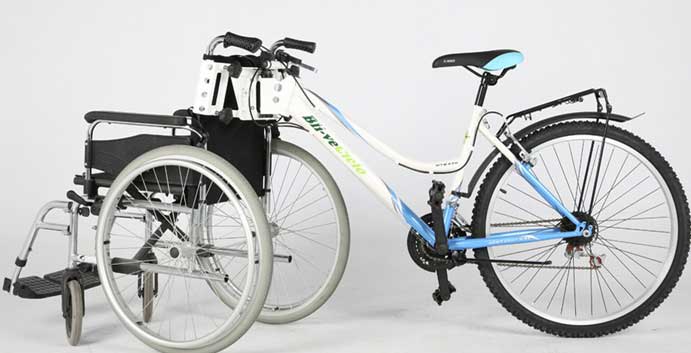 Ruedakit, paseos de bicicleta con silla de ruedas